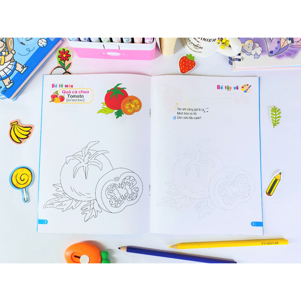 Sách Combo 12 cuốn: Bé tập làm họa sĩ : Bé tô màu - ndbooks