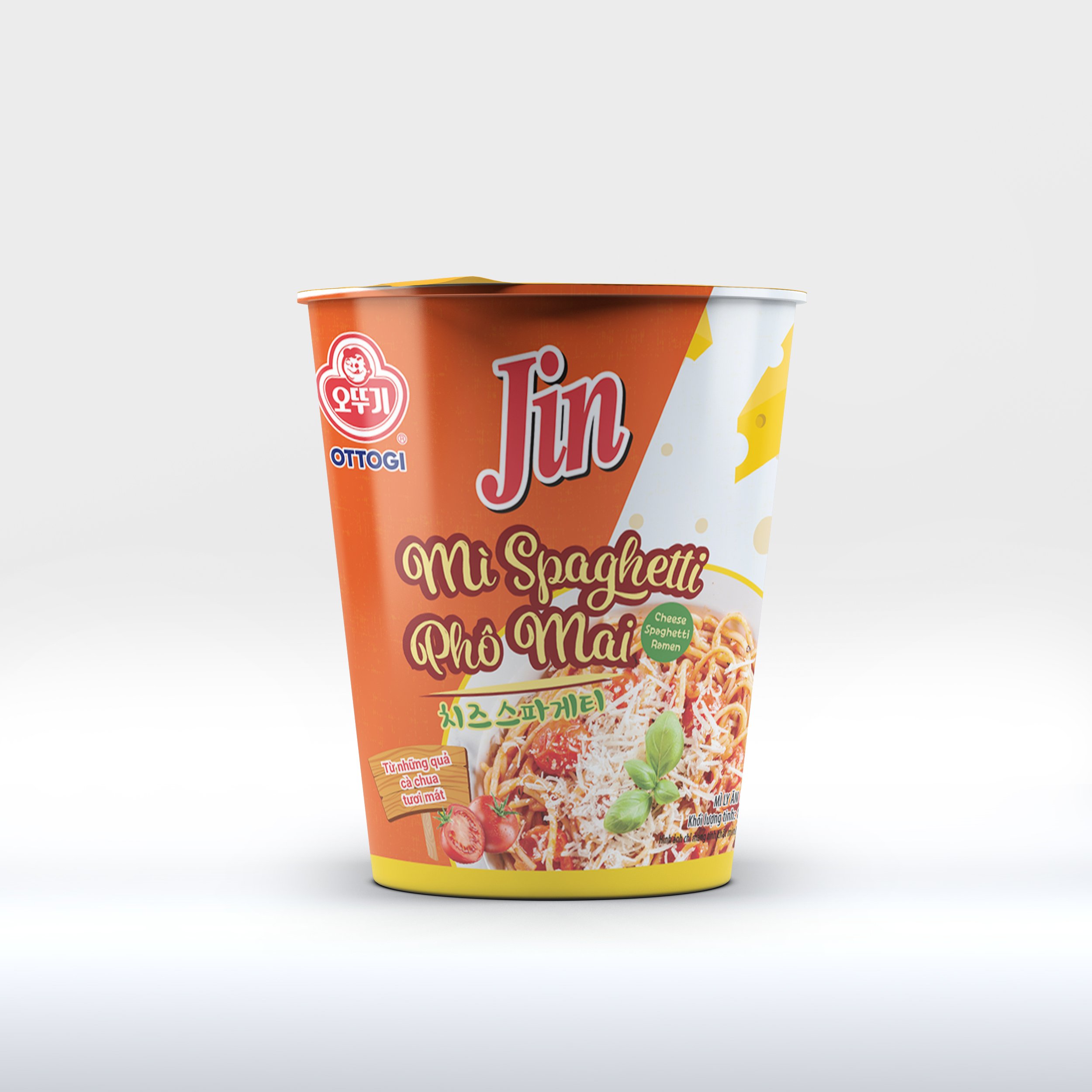 Combo 6 Ly Mì  Spaghetti Vị Phô Mai Ottogi 85g