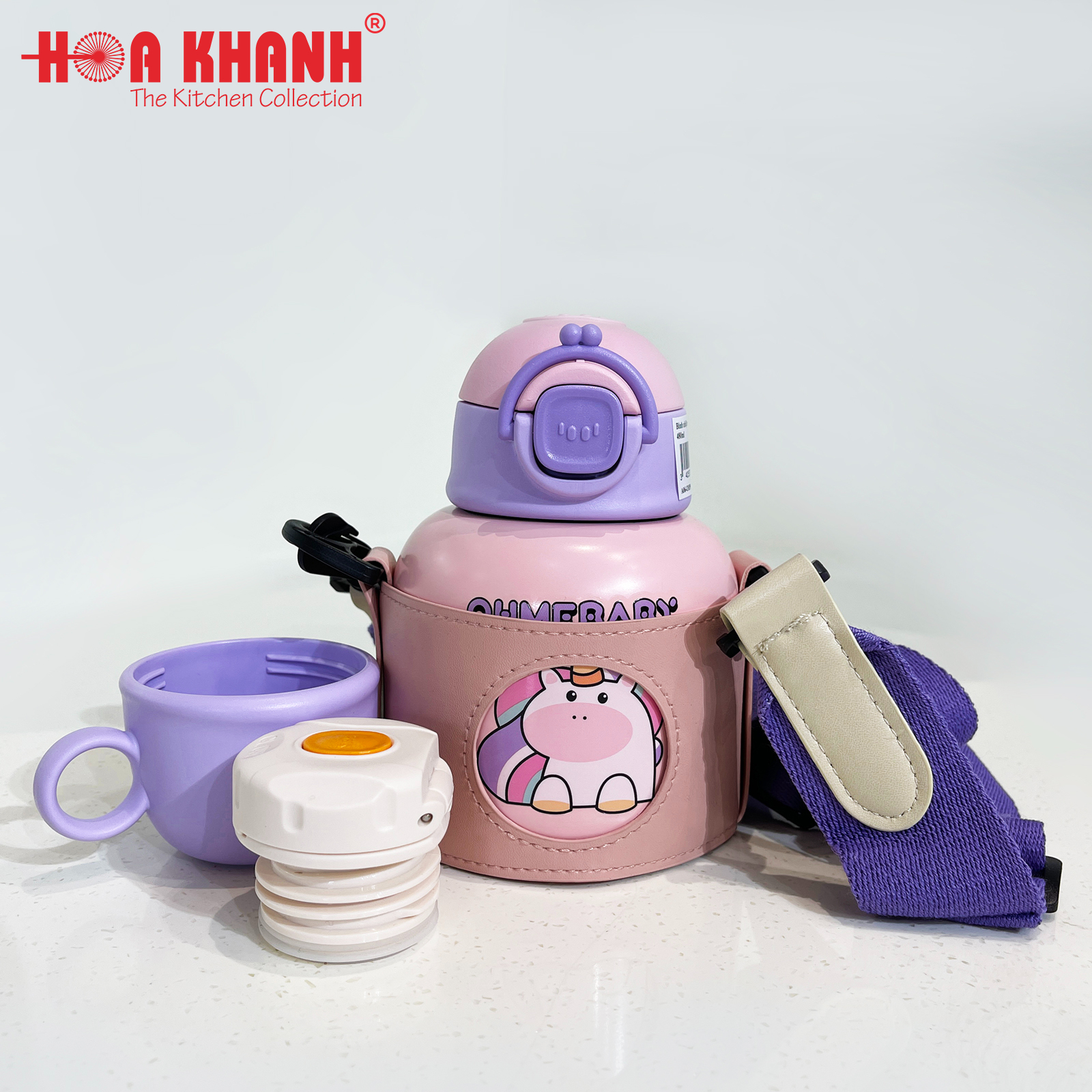 BÌNH GIỮ NHIỆT CHO BÉ 480ML - A06-OM99