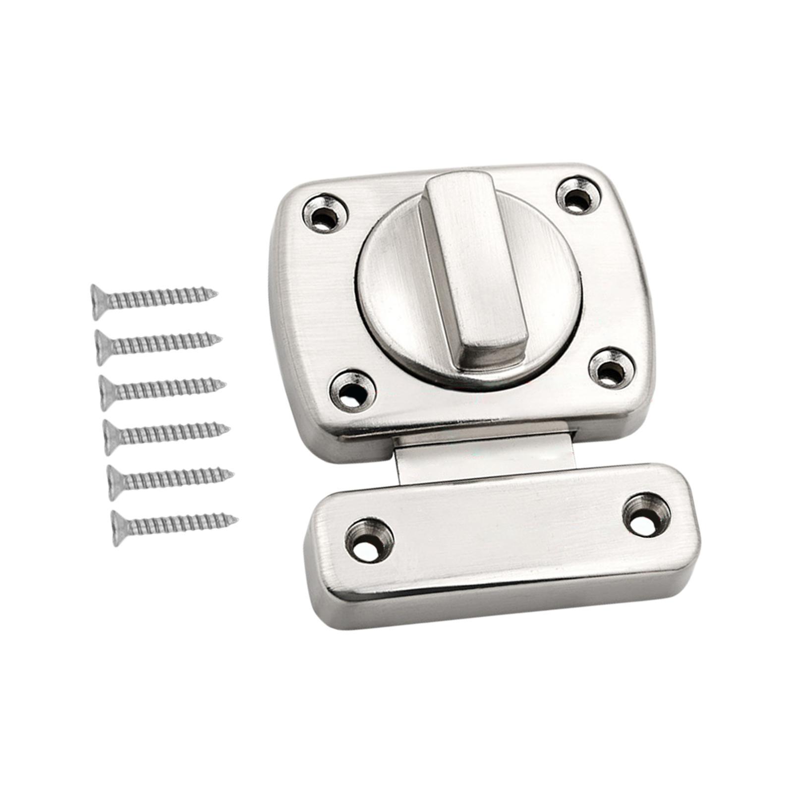Rotate Bolt Latch Gate latches Safety Door Lock Pet Door Bathroom Door Lock latches for Window Metal Gates Garden Garage Door