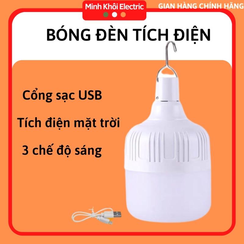 Bóng Đèn Tích Điện, bóng đèn led sạc tích điện siêu sáng đa năng 100W và 150W