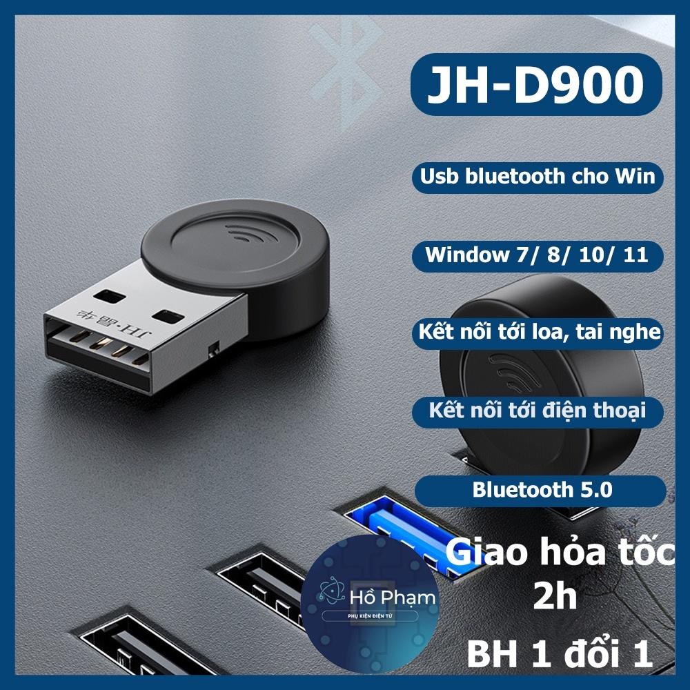 Usb bluetooth 5.0/ 5.1 cho máy tính kết nối âm thanh, dữ liệu - JH D900/ D905
