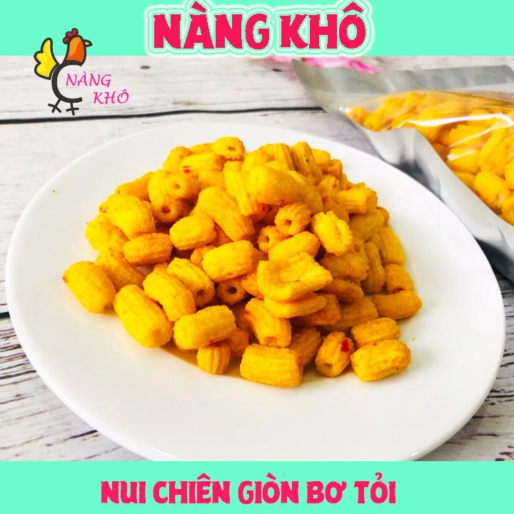 Nui chiên giòn bơ tỏi | Đồ ăn vặt Nàng Khô
