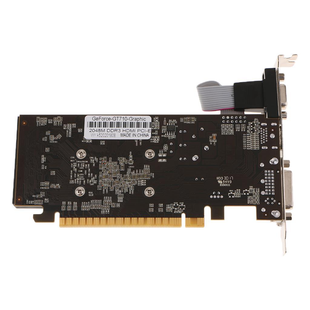 710 Office Video Graphics External Card DDR3 64Bit 2G for PC Computer