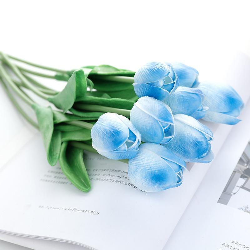 Hoa tulip giả trang trí kiểu dáng xinh xắn