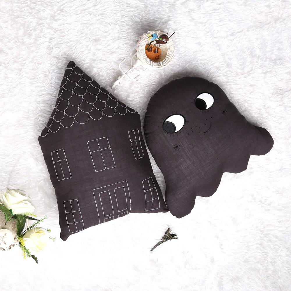 Phòng Bé Hoạt Hình Gối Cotton Bầu Trời Gối Mây Ngôi Sao Quốc Giọt Nước Mặt Trăng Đệm Lưng Phòng Trẻ Em Mèo Trang Trí Thiên Nhiên gối