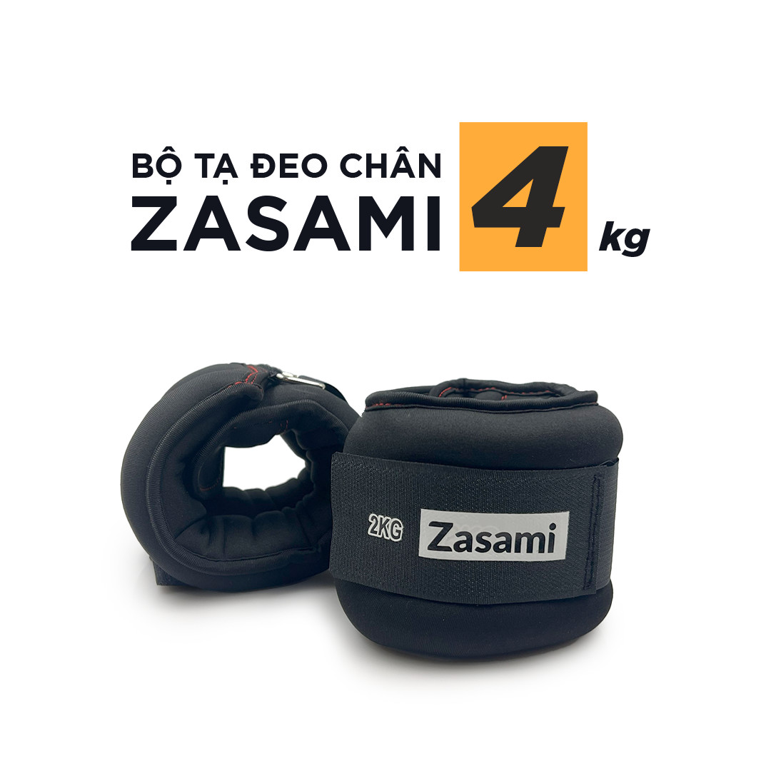 Bộ tạ đeo chân Zasami - 2kg/4kg/1 đôi - Tập kháng lực nâng cao sức khoẻ nhỏ gọn tiện lợi tại nhà