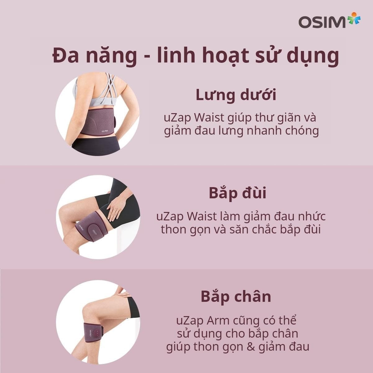 Đai bụng OSIM uZap Waist