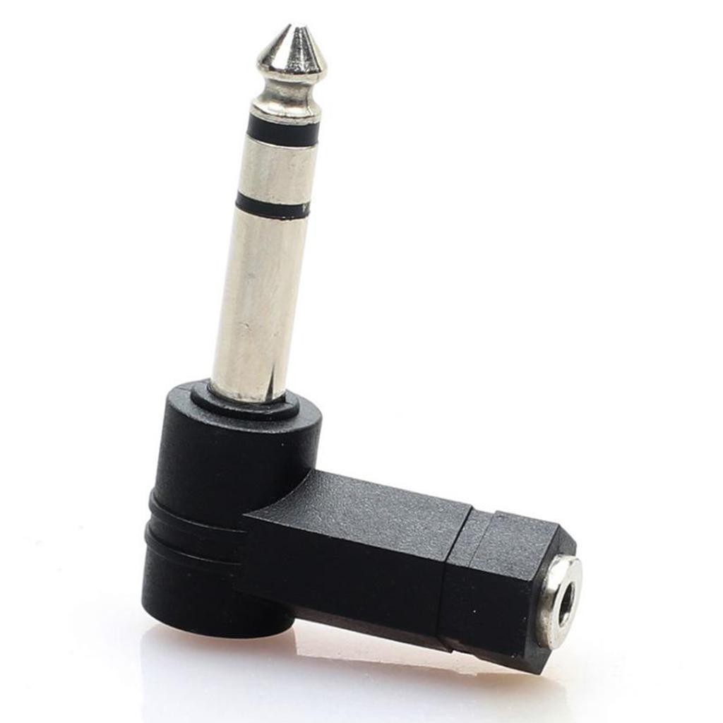 2x 6.35mm 1/4''  to 3.5   Aux  Stereo Adapter Converter