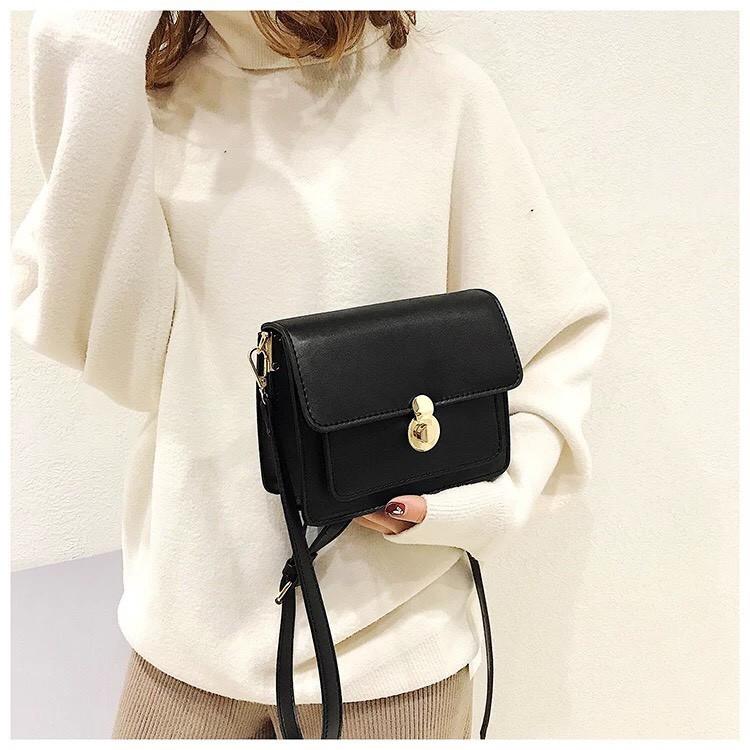 TÚI ĐEO CHÉO XÁCH TAY ULZZANG THỜI TRANG NỮ T62 CAO CẤP KHÓA TRÒN
