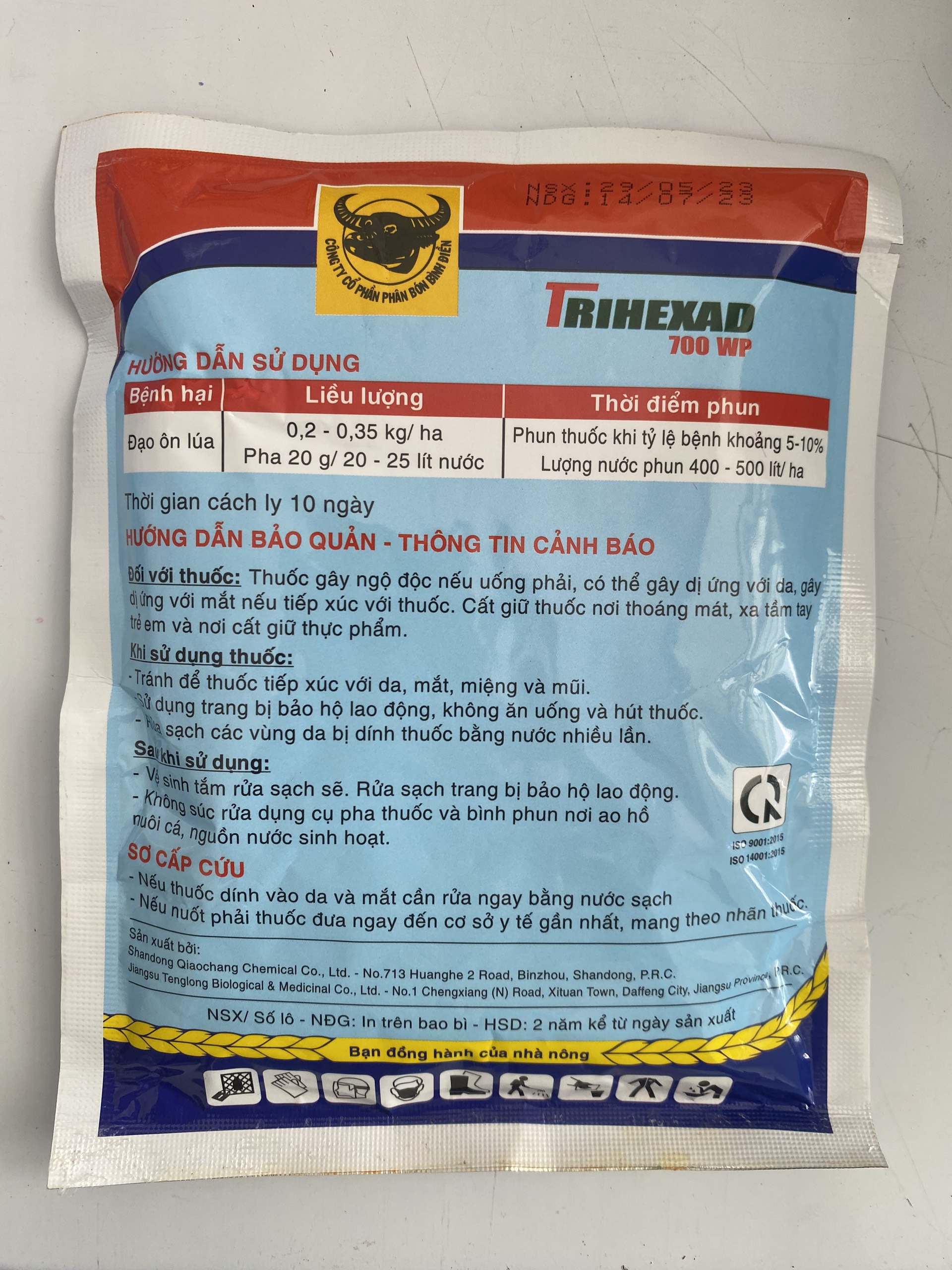 TriHexad 700WP đặc trị đạo ôn | Gói 100g