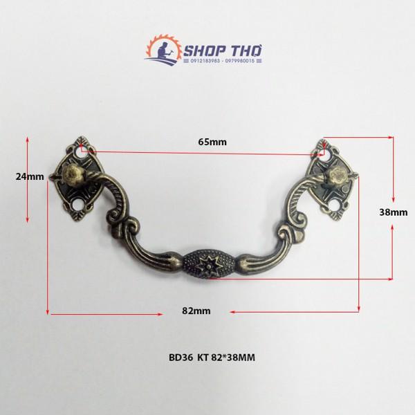 Tay kéo giả cổ BD36 - KT 82x38mm