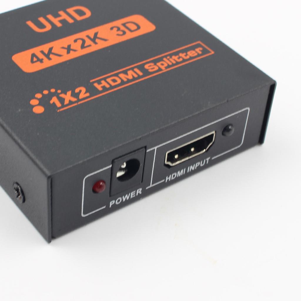4K@30HZ 1080P 3D 1 IN 2 4K HDCP Stripper 1×2 HDMI Splitter Video Switcher For HDTV PS3