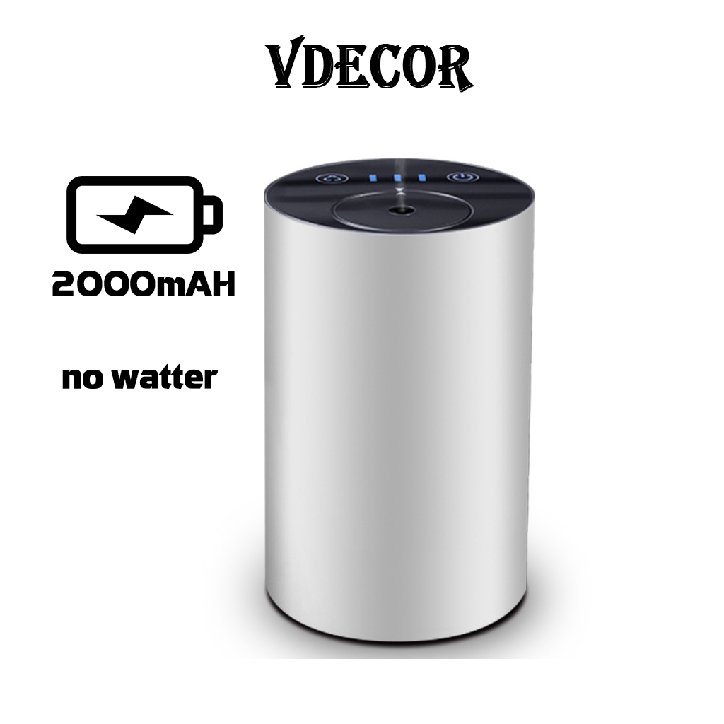 Máy xông tinh dầu ô tô Vdecor phun trực tiếp ( không dùng nước) Cho Ô tô, Xe Hơi , Bàn Làm Việc, WC | Máy Tích Pin giúp di chuyển tiện lợi