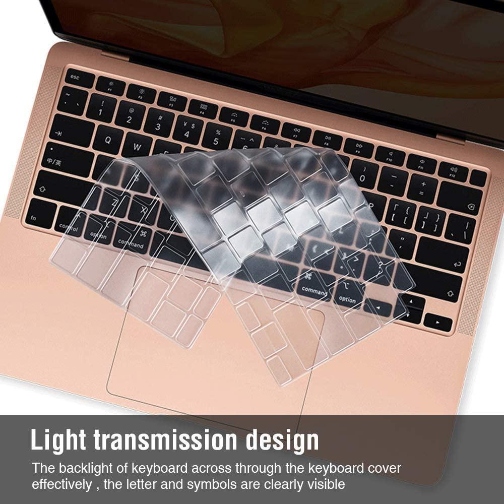 Mới Vỏ Bàn Phím Trong Suốt Cho MacBook Air 13 M2 A2681 Pro 14 16 2021 M1 Pro A2442 2020 A2338 A2337 M1 A2289 A2251 13 16 A1708 New air 13 2020 A2179