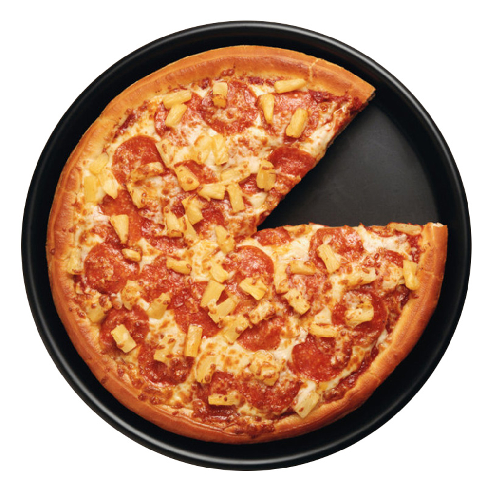 Khuôn làm bánh pizza hình tròn bằng thép carbon chống dính-R009