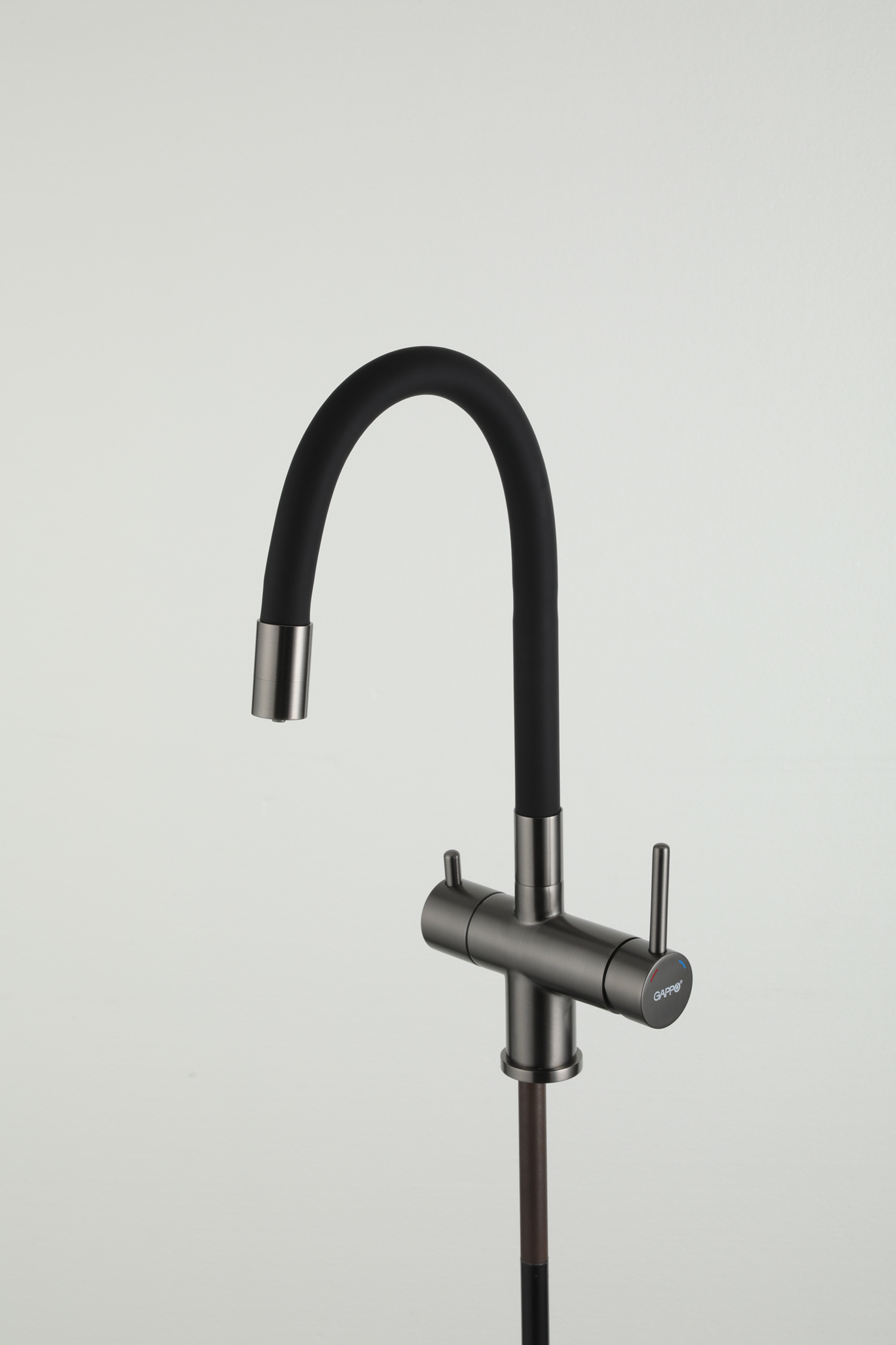 VÒI BẾP CAO CẤP 3 ĐƯỜNG NƯỚC TÍCH HỢP RO NHẬP KHẨU NGA GAPPO G4398-39 MÀU PVD CẦN MỀM UỐN - HÀNG CHÍNH HÃNG