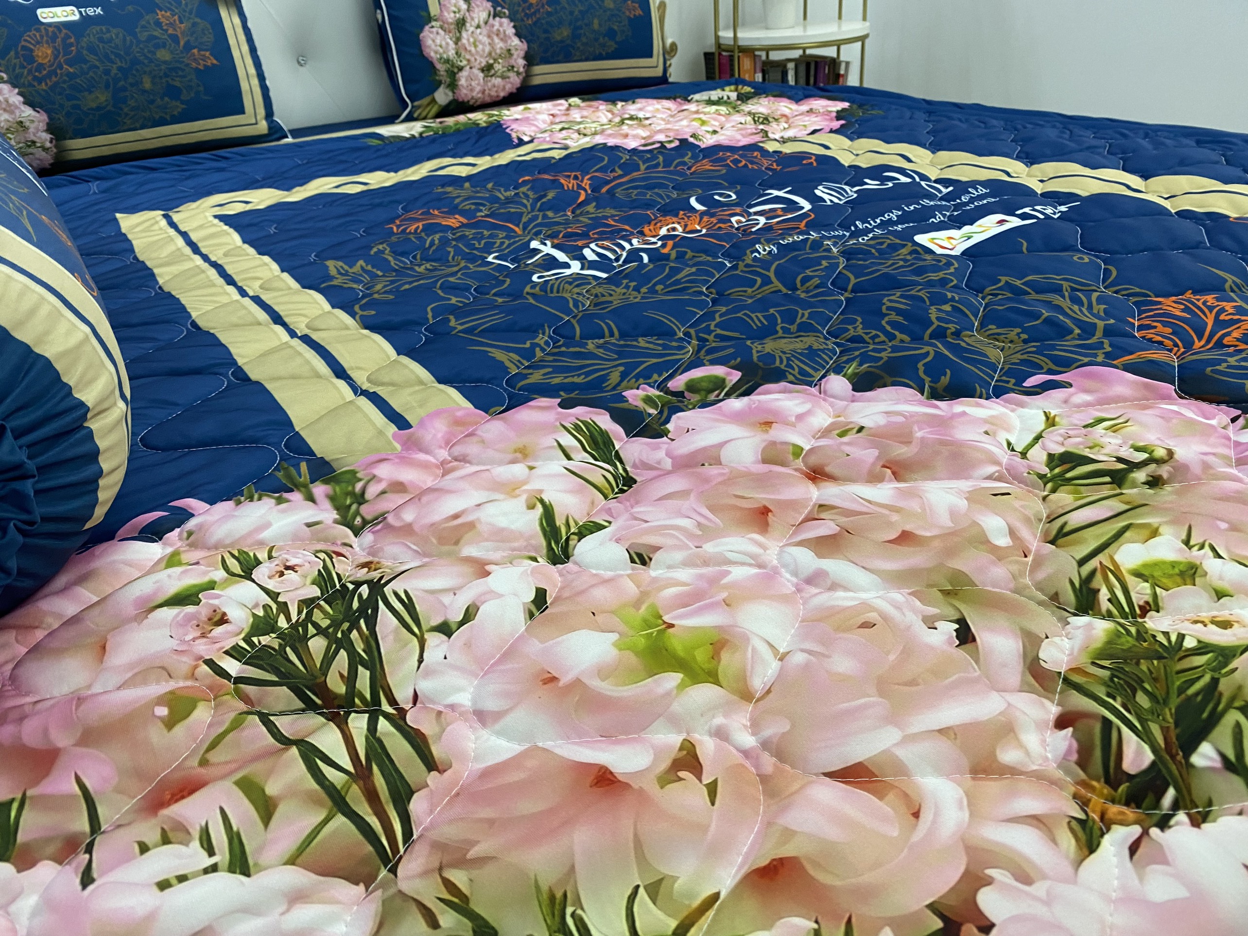 Bộ Chăn Drap gối HÀNG CHÍNH HÃNG thun Ý 5D Cao Cấp , mát lạnh, thấm hút tốt.