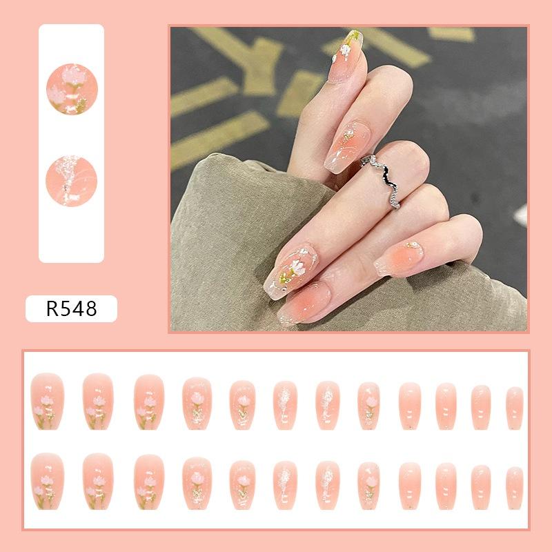 Bộ 24 móng tay giả/Nail xinh -KÈM KEO mẫu