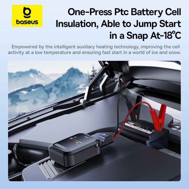 Bộ Kích Bình Cho Ô Tô Baseus Super Energy Series 4-in-1 Car Jump Starter (1200A, 7800mAh) - Hàng chính hãng
