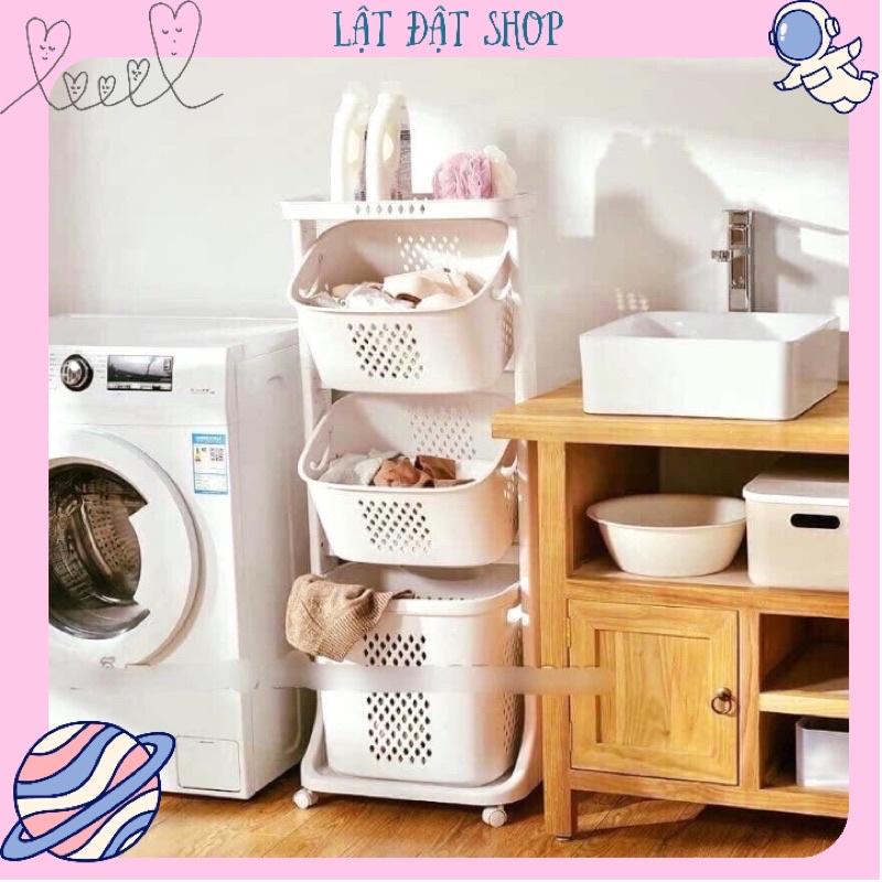Kệ plastic 3 tầng đựng đồ đa năng