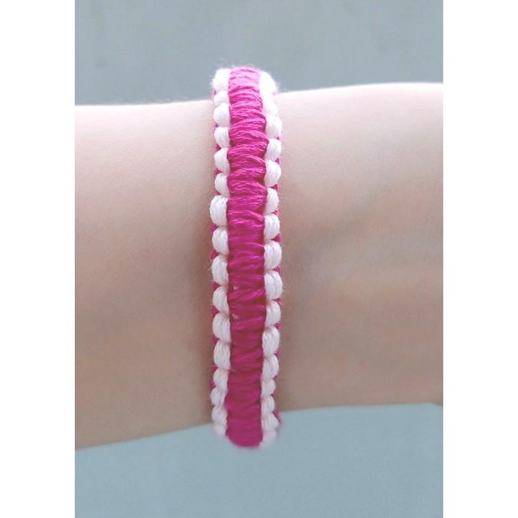 Vòng tay vòng chân may mắn - Wendy - Friendship bracelet - viền biên-Vòng tay tình bạn-bạn bè handmade DIY