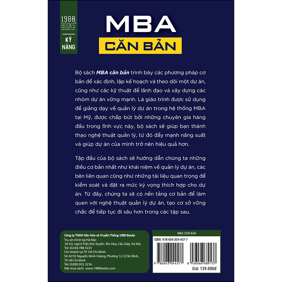 MBA Căn Bản Tập 1