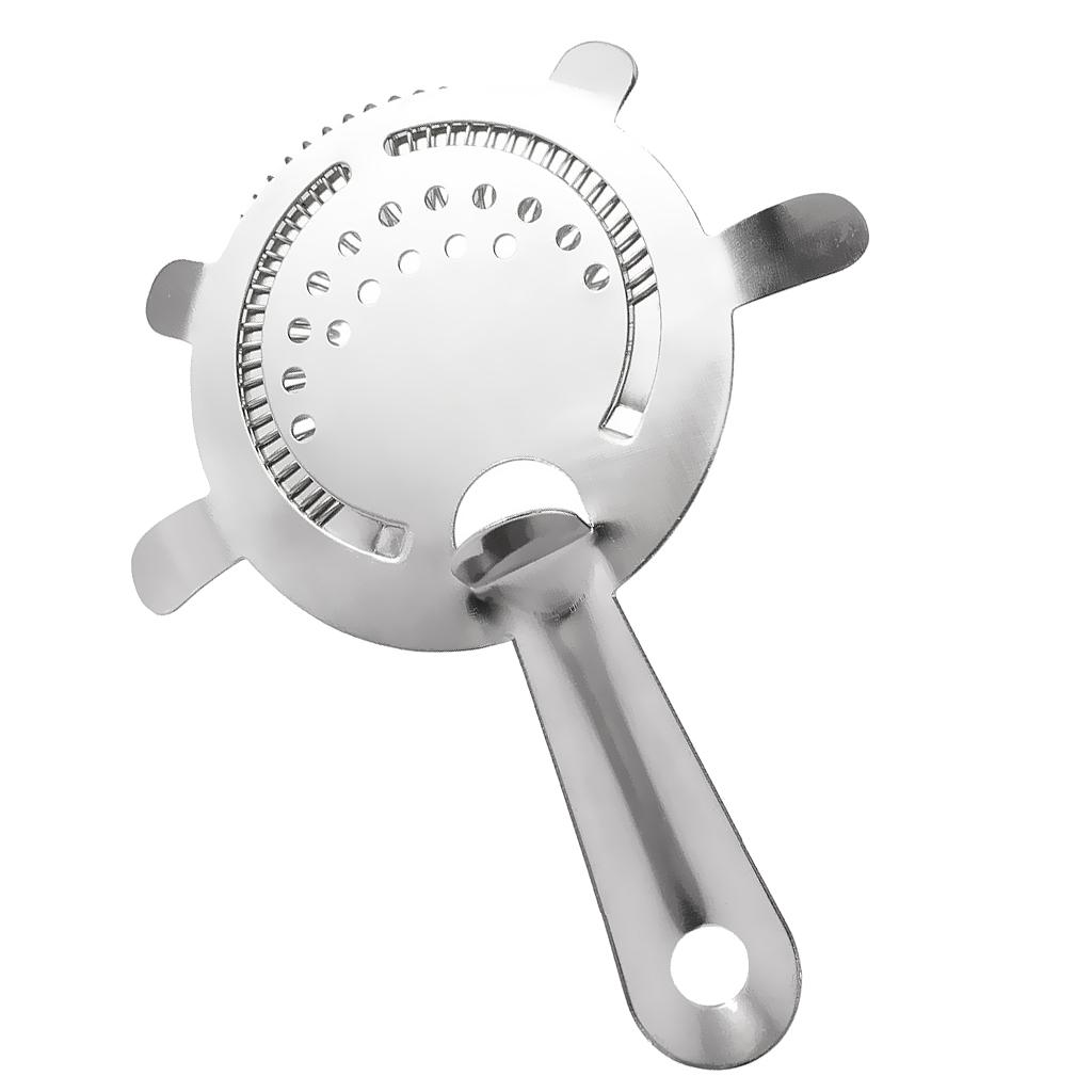 Cocktail Strainer Stainless Steel Bar Shaker Ice Strainer 4 Prong Bar Tools