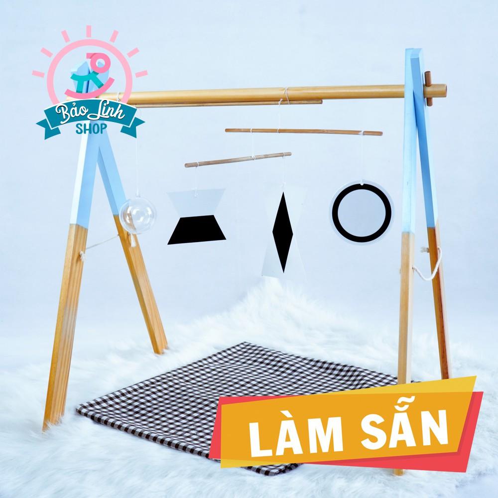 Đồ chơi cho trẻ sơ sinh 0-3 tháng - Bộ chuyển động Munari - LÀM SẴN CHUẨN MONTESSORI phát triển thị giác, tăng tập trung cho bé