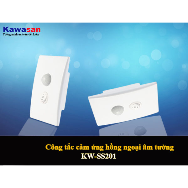 Công Tắc cảm Ứng Âm Tường KAWASAN SS201- Hàng Chính Hãng