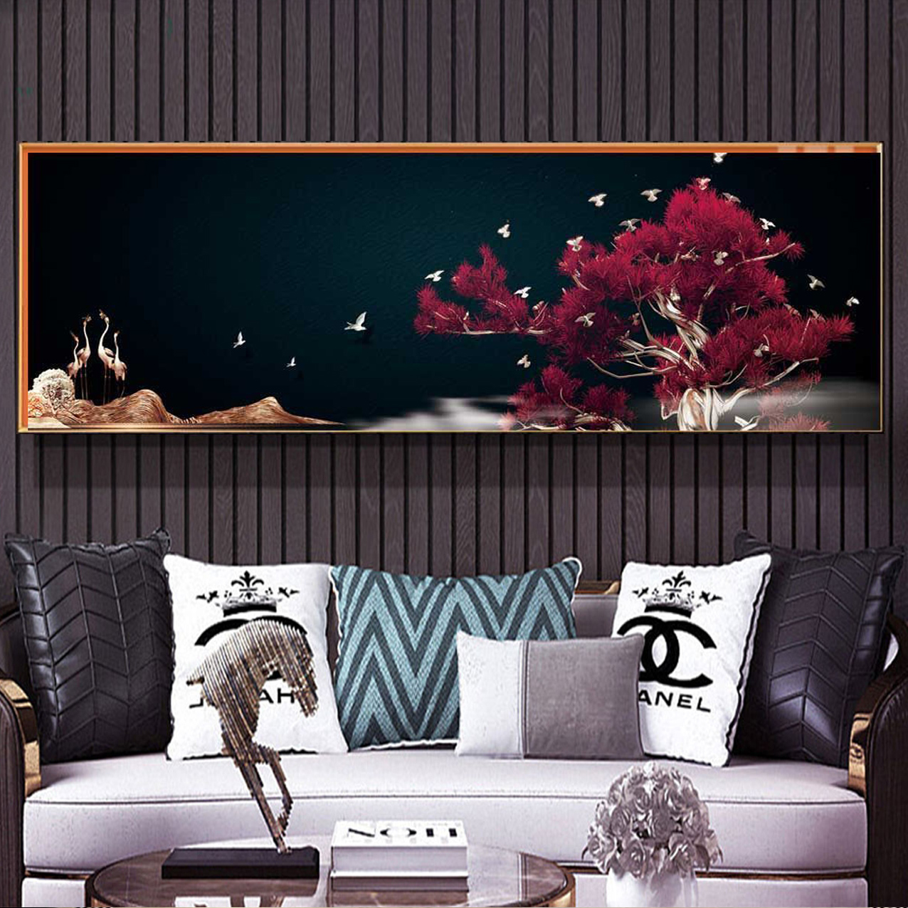 Tranh Canvas Phong Cảnh Nghệ Thuật Tuyệt Đẹp - Trang Trí Nội Thất Cao Cấp Sang Trọng