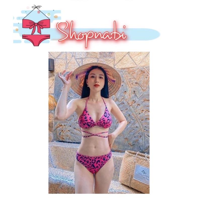 Bikini tam giác beo hồng siêu cưng