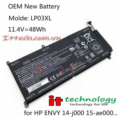 Pin dùng cho Laptop HP Envy 15-ah00015-ah100sa 15-ah100na 15-ah150sa 15-ah150na 15-ah151sa 15-ah155nr