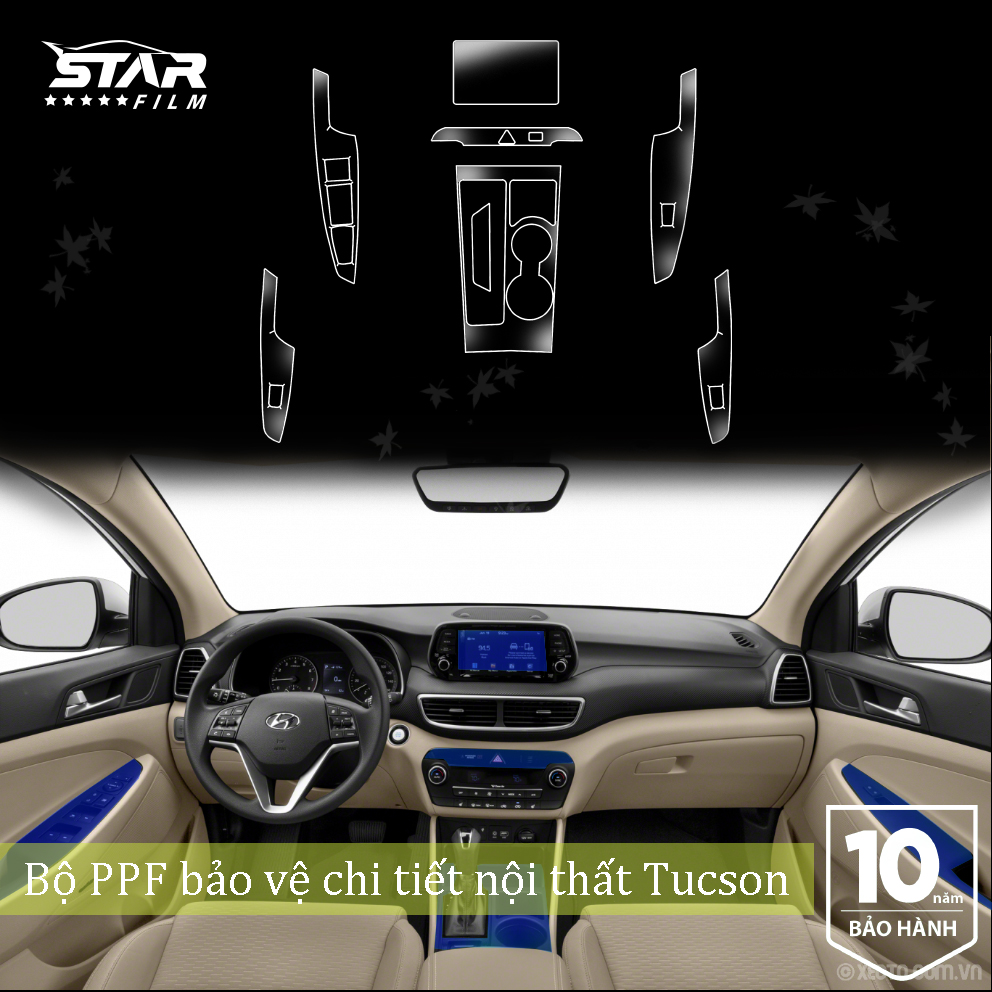 Huyndai Tucson 2021 PPF TPU chống xước tự hồi phục STAR FILM