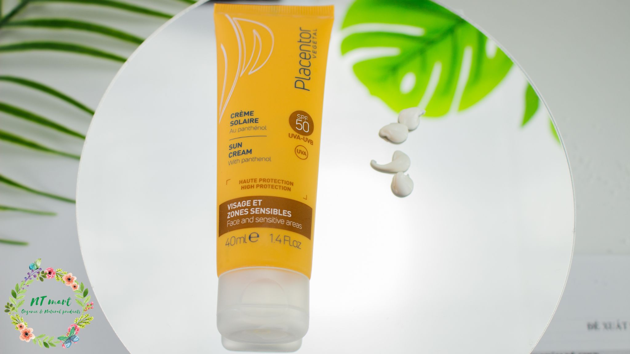 [THUẦN CHAY] Kem Chống Nắng Khoáng Chất Placentor High Protection Sun Cream SPF50, PA++++