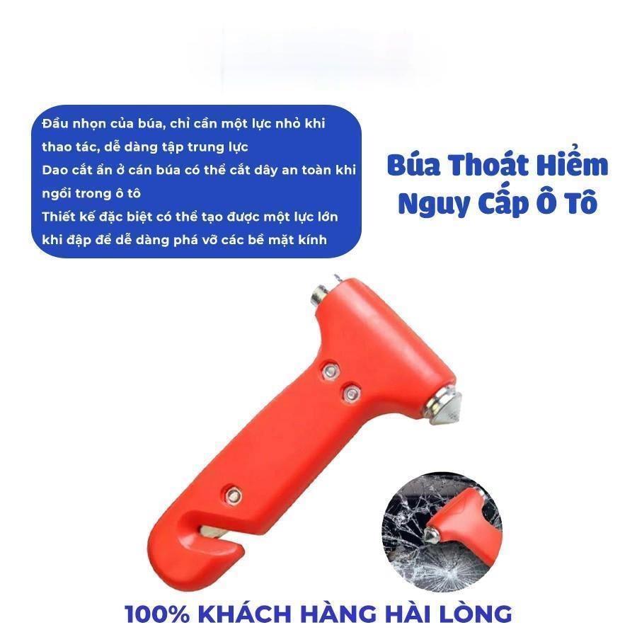 Búa thoát hiểm trong trường hợp nguy cấp trong xe ô tô, cắt dây an toàn tránh nguy hiểm khi khẩn cấp 206206