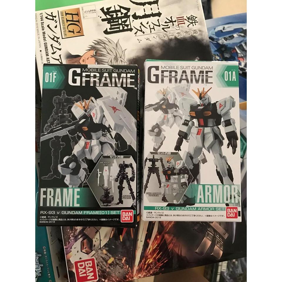 Mô hình lắp ráp Khung xương + giáp 01 RX 93 v Nu GUNDAM ARMOR SET Bandai