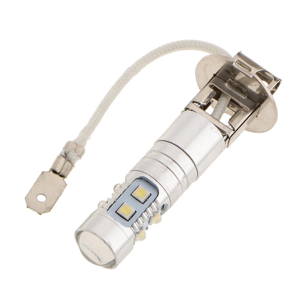 50w H3 LED SMD Fog Light Daytime Running Light Bulbs Headlight for BMW Honda - Intl