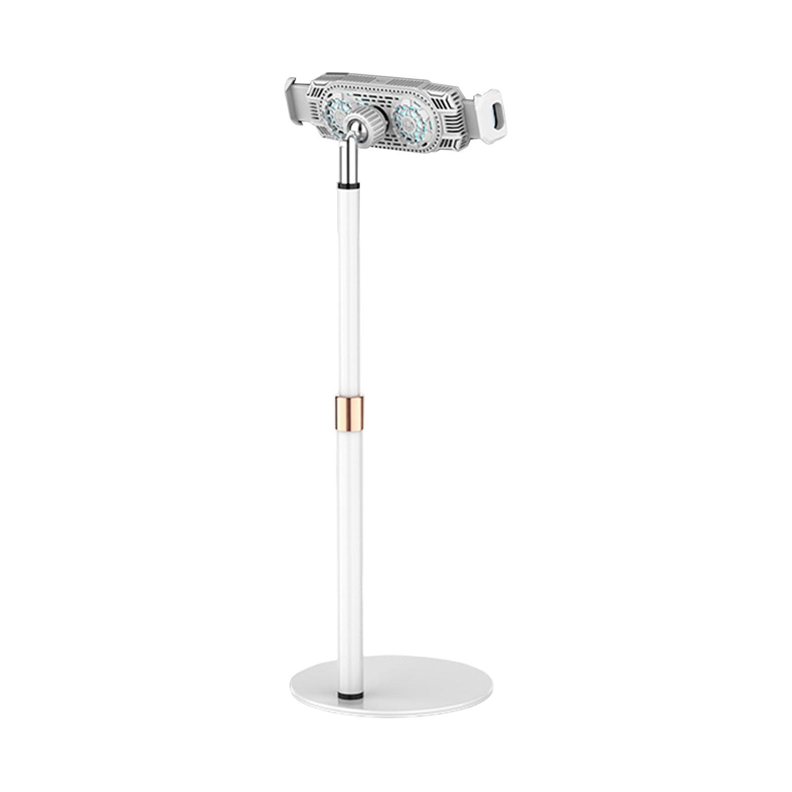 Mobile Phone Phone with Holder Dual Fans Sink Cooling Fan for Watching Dramas Chatting Live Gaming