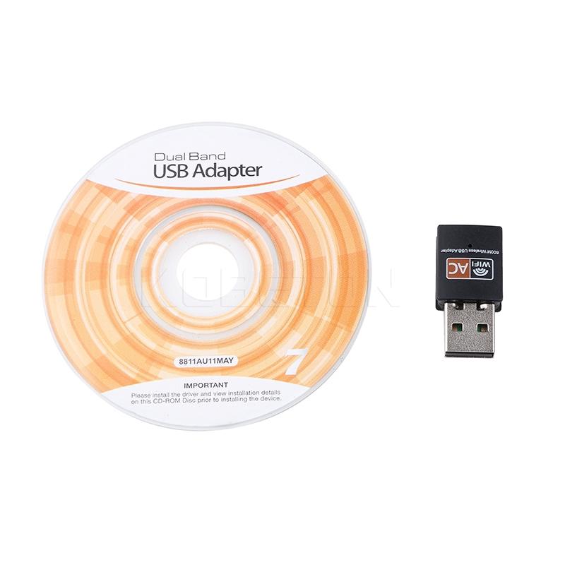 USB thu tín hiệu wifi ăng ten 600Mbps 2.4GHz 5GHz cho máy tính