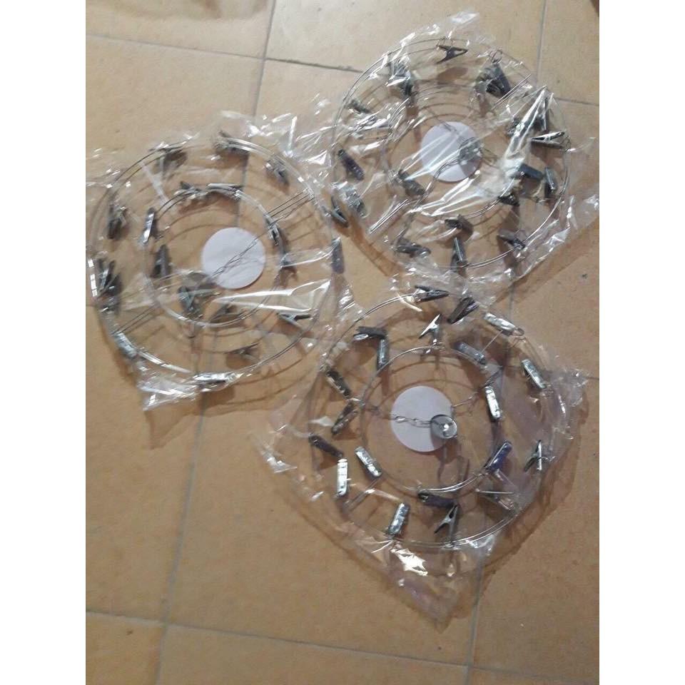 Móc dù  tròn inox