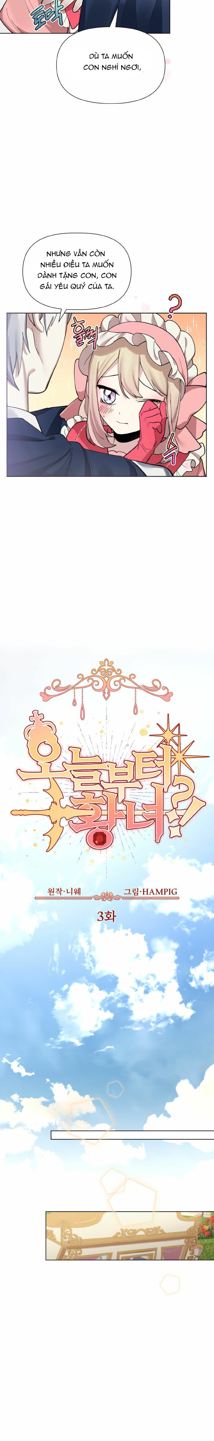 từ hôm nay trở đi, ta sẽ là công chúa sao? chapter 3 6