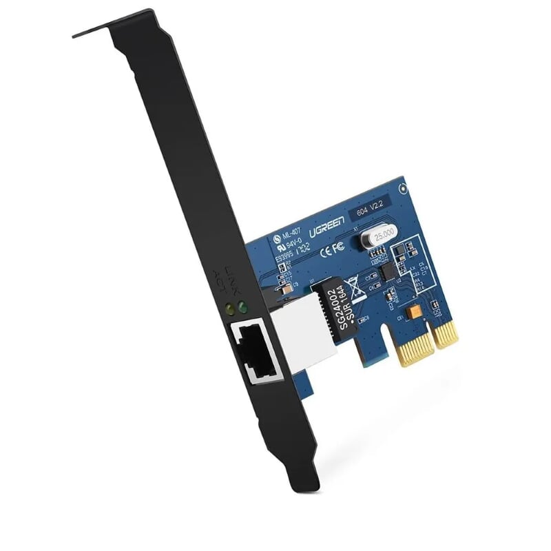 Card mạng PCI-e 1x Gigabit 10 100 1000 Mbps Ugreen 230HL30771US hàng chính hãng