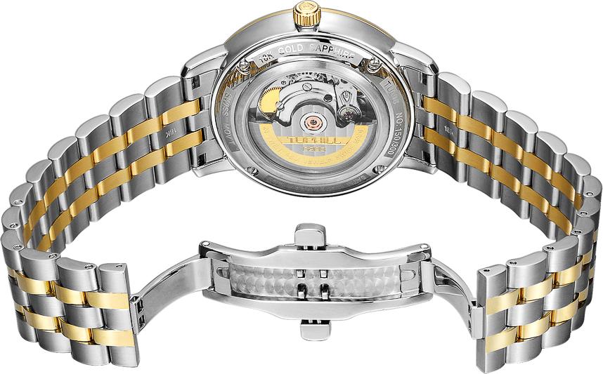 Đồng hồ nam mạ vàng 18K cao cấp Thụy Sĩ TOPHILL TU008G.S6188