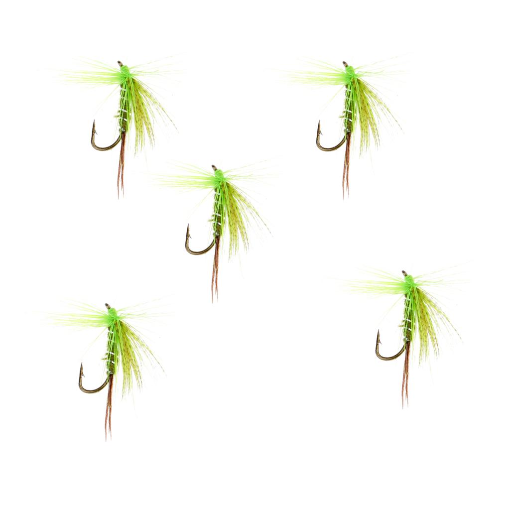5Pcs Wet Flies Fishing Tackle Artificial Insect Fly Fishing Lures Bait Flies