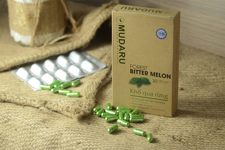 Thực Phẩm Chức Năng Viên Uống Khổ Qua Rừng Mudaru - Hộp Viên Nang