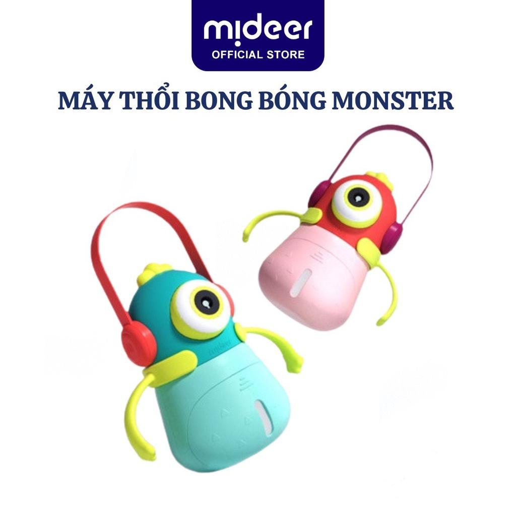 Thổi Bong Bóng Xà Phòng, Súng Bắn Monster Bubbles Mideer kèm nước bong bóng xà phòng có thể phát nhạc Cho Bé