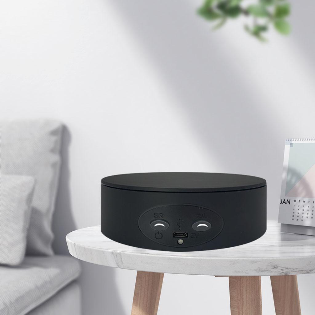 2X Electric Rotating Display USB Charging Turntable for Photography Show Stand