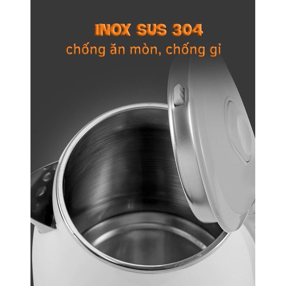 Ấm siêu tốc, Bình đun nước siêu tốc YOICE 1,8L cách điện, cách nhiệt, an toàn sử dụng công suất 1500W