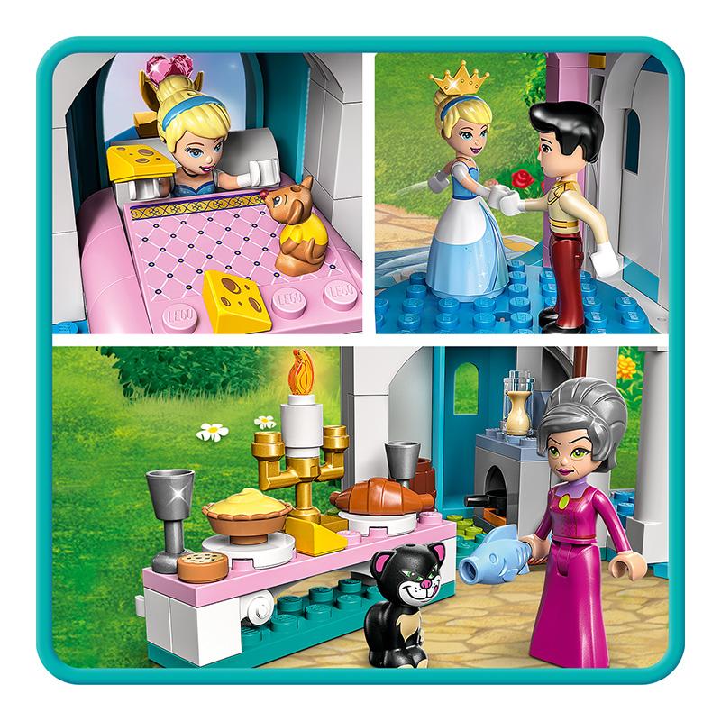Đồ Chơi LEGO Lâu Đài Công Chúa Lọ Lem Và Hoàng Tử 43206
